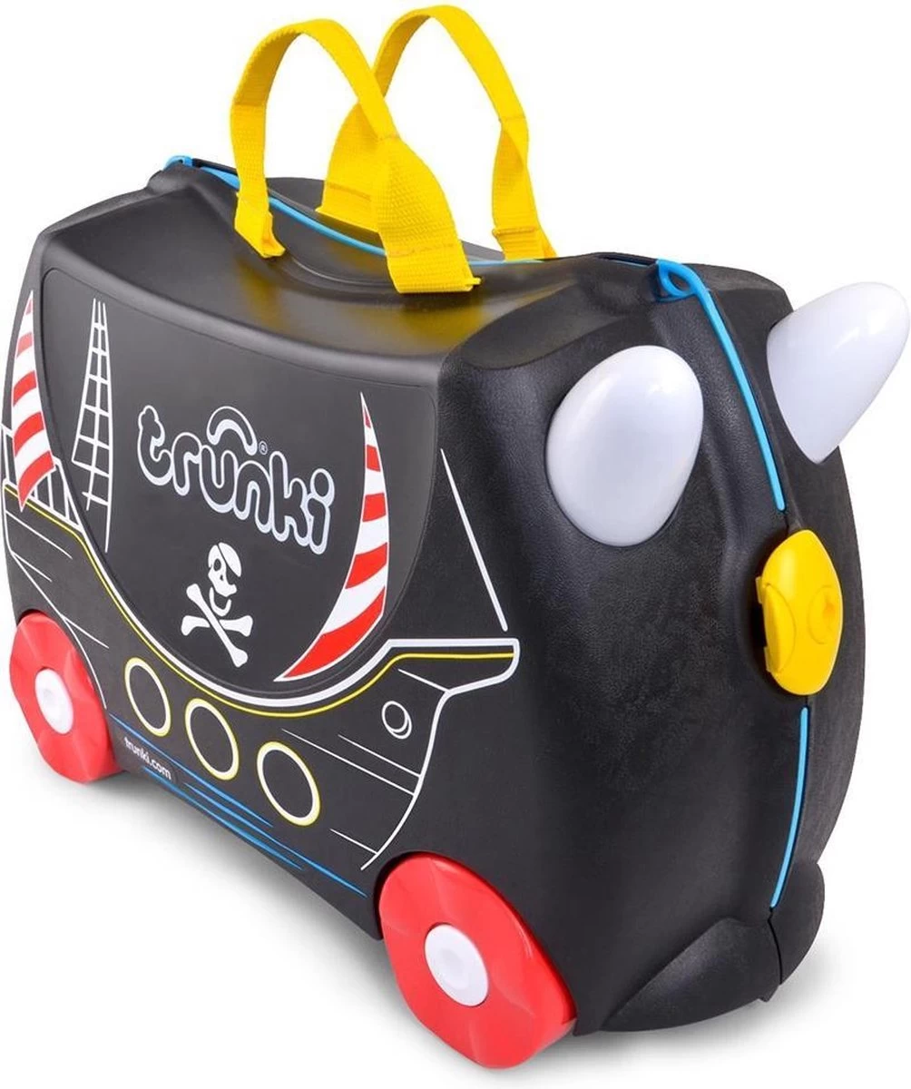 Trunki Ride-On Handbagage Koffer 46 Cm - Piraat Pedro 1 Trunki Ride-On Handbagage Koffer 46 Cm - Piraat Pedro