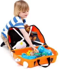 Trunki Ride-On Handbagage Koffer 46 Cm - Tijger Tipu -Reisopslagwinkel 1031x1200