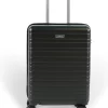 ©TROLLEYZ - Amsterdam No.9 - Trolley - 55cm Met TSA Slot - Dubbele Wielen - 360° Spinners - 100% ABS - Handbagage Koffer In Night Black
