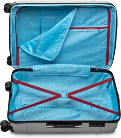 Tesla PC - Reiskoffer - 75 Cm - 4 Wielen - Zilver -Reisopslagwinkel 1052x1200 1