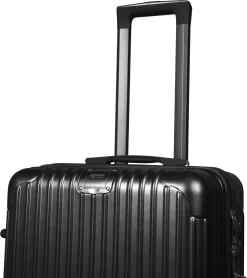 Royal Swiss - Kofferset - Cijferslot- Lichtgewicht Koffer - 4 Wielen- Zwart -Reisopslagwinkel 1065x1200 4