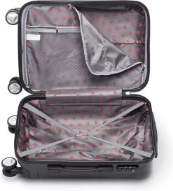 Swiss Alps - Handbagage Koffer - 55x35x22 Cm - 4 Wielen - Zwart -Reisopslagwinkel 1086x1200 1