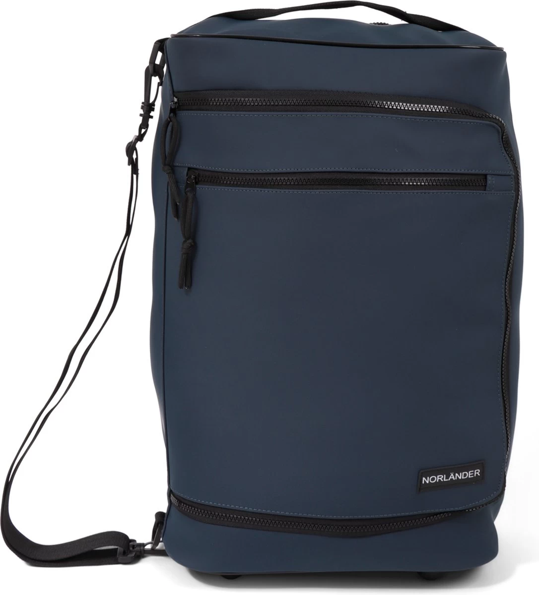 Norlander Lyon Trolleytas - Dull PU - 21 Liter - Blauw 4 Norlander Lyon Trolleytas - Dull PU - 21 Liter - Blauw - Afbeelding 4