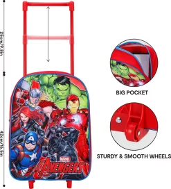 Marvel THE AVENGERS Trolley Koffertje Vakantie Logeren Tripjes -Reisopslagwinkel 1089x1200 1