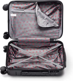 Swiss Alpine 2.0 - Handbagage Koffer - 55x35x20 Cm - 4 Wielen - Zwart -Reisopslagwinkel 1089x1200 2