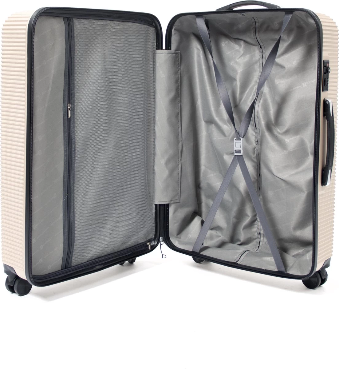 AttitudeZ Air-Z Handbagage Koffer Champagne 55cm - TSA-slot 3 AttitudeZ Air-Z Handbagage Koffer Champagne 55cm - TSA-slot - Afbeelding 3