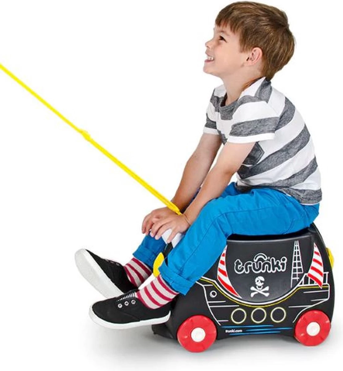Trunki Ride-On Handbagage Koffer 46 Cm - Piraat Pedro 12 Trunki Ride-On Handbagage Koffer 46 Cm - Piraat Pedro - Afbeelding 12