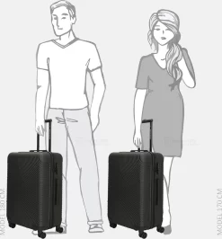 Enrico Benetti Koffer / Trolley / Reiskoffer - 65 X 41 X 25 Cm - 66 Liter - ABS - Maat M - Louisville - Zwart -Reisopslagwinkel 1115x1200 1