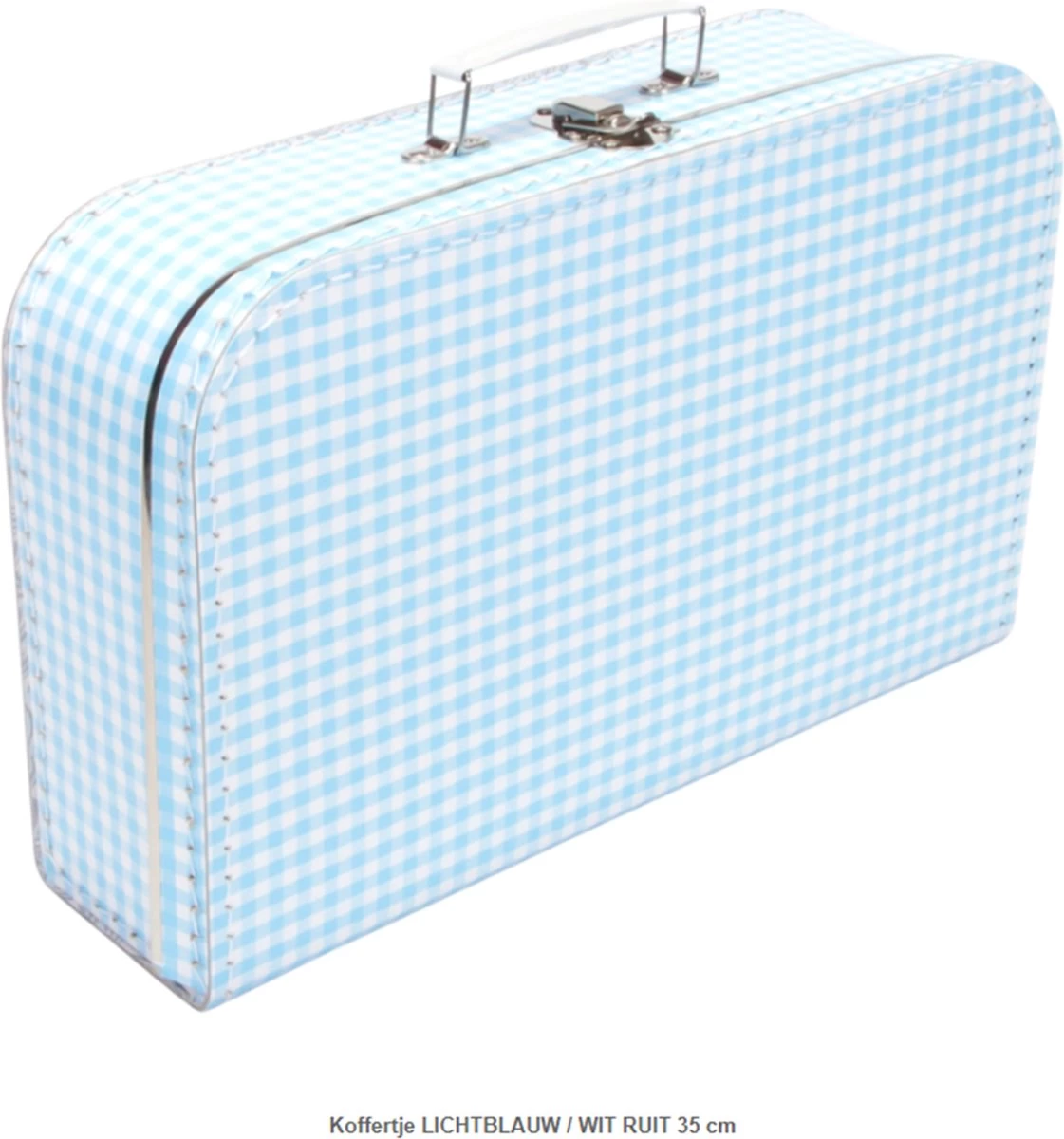 Logeerkoffer Ruit - Kinderkoffer- Kraamcadeau - Geboortecadeau - Opa En Oma 3 Logeerkoffer Ruit - Kinderkoffer- Kraamcadeau - Geboortecadeau - Opa En Oma - Afbeelding 3