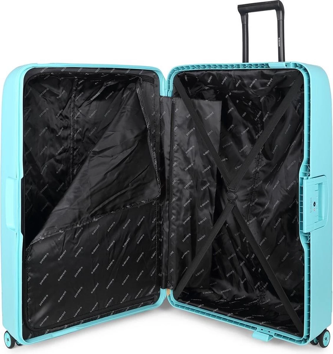 Decent Transit Large Koffer - 82 Cm - Lichtblauw 6 Decent Transit Large Koffer - 82 Cm - Lichtblauw - Afbeelding 6