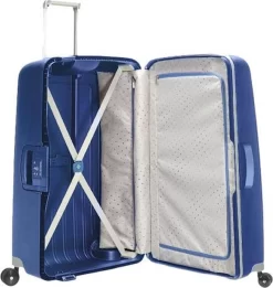Samsonite Reiskoffer - S'CURE SPINNER 69/25 (Medium) Blauw -Reisopslagwinkel 1136x1200 1