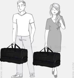 Travelite Reistas Met Wielen Basics - Zwart -Reisopslagwinkel 1141x1200 2