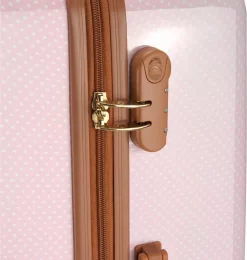 Princess Traveller Trendy Dots - Reiskoffer- Roze - L - 76cm 10 Princess Traveller Trendy Dots - Reiskoffer- Roze - L - 76cm -Reisopslagwinkel 1142x1200 3