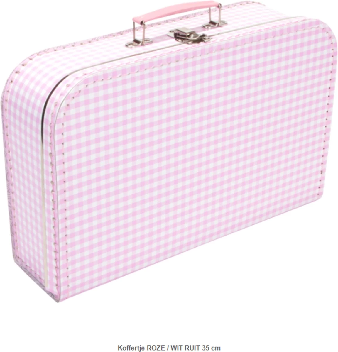 Logeerkoffer Ruit - Kinderkoffer- Kraamcadeau - Geboortecadeau - Opa En Oma 4 Logeerkoffer Ruit - Kinderkoffer- Kraamcadeau - Geboortecadeau - Opa En Oma - Afbeelding 4