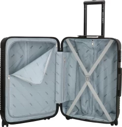 Enrico Benetti Louisville Driedelige Kofferset Hardcase - 39040 - Zwart -Reisopslagwinkel 1153x1200 4