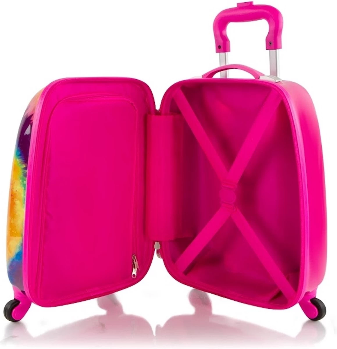 Heys Fashion Meisjes Kinderkoffer Spinner Roze 4 Heys Fashion Meisjes Kinderkoffer Spinner Roze - Afbeelding 4