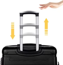 Merax 3-delig Kofferset Met TSA Slot - Trolleyset ABS 40L, 70L & 110 Liter - Zwart 19 Merax 3-delig Kofferset Met TSA Slot - Trolleyset ABS 40L, 70L & 110 Liter - Zwart -Reisopslagwinkel 1168x1200 4