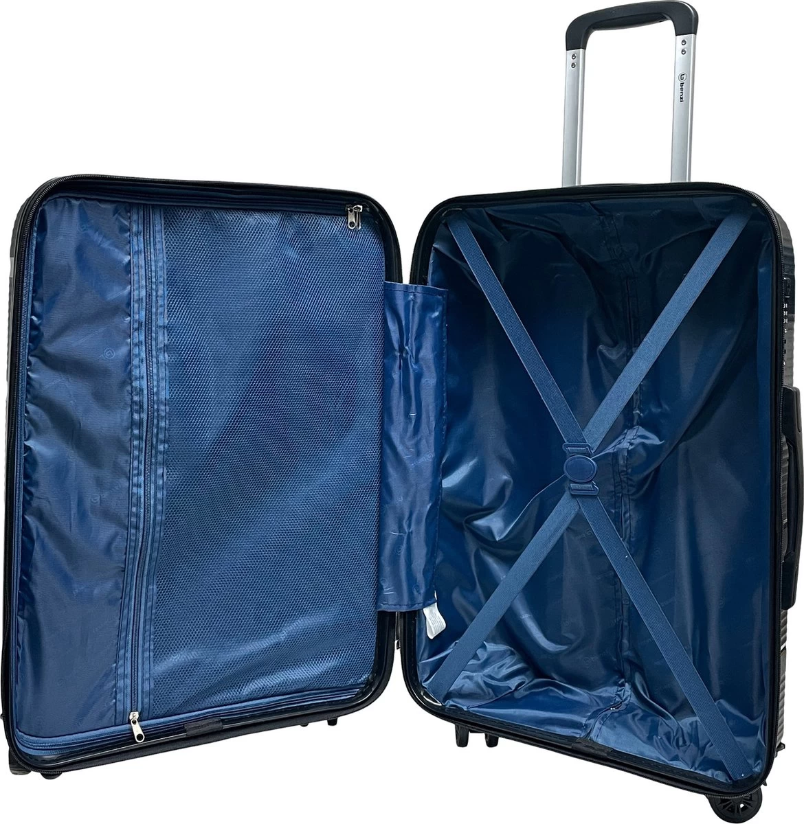 Benzi Izeda Middelgrote Koffer - 65 Cm - 65 Liter - Groen 4 Benzi Izeda Middelgrote Koffer - 65 Cm - 65 Liter - Groen - Afbeelding 4