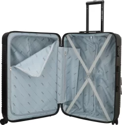 Enrico Benetti Louisville Driedelige Kofferset Hardcase - 39040 - Zwart -Reisopslagwinkel 1173x1200 1