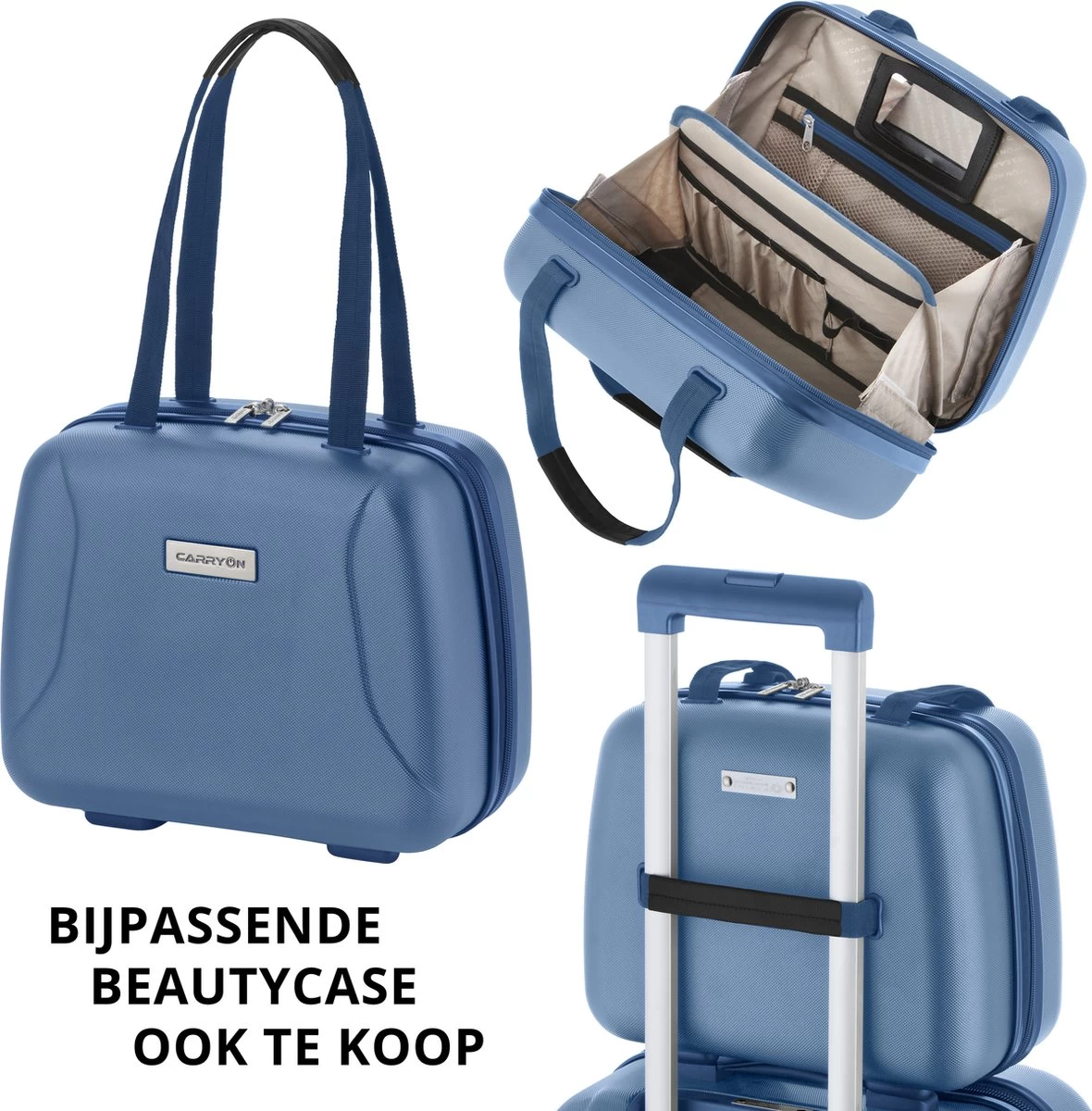 CarryOn Skyhopper Reiskoffer - 78cm TSA Trolley Met OKOBAN - Dubbele Wielen - Blauw 5 CarryOn Skyhopper Reiskoffer - 78cm TSA Trolley Met OKOBAN - Dubbele Wielen - Blauw - Afbeelding 5