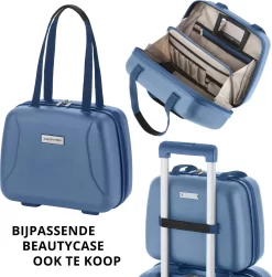CarryOn Skyhopper Kofferset – TSA Handbagage + Reiskoffer 78cm – Dubbele Wielen - Blauw -Reisopslagwinkel 1180x1200 3