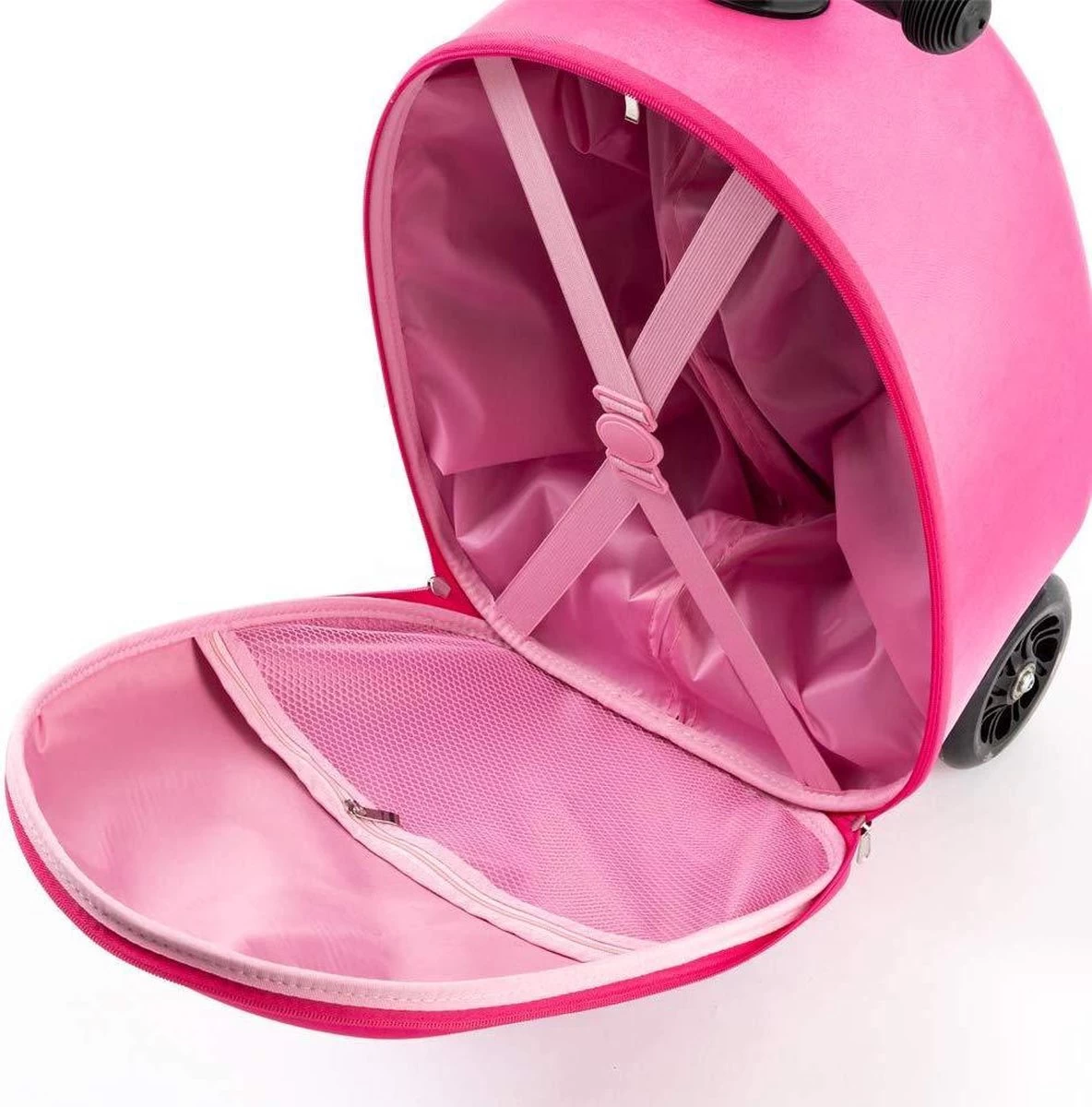 Handbagage Kinderen | Tas Meisje | Roze Uil | Koffer Handbagage | Kinder Koffer Meisjes | Step Meisje | Trolley Kinderen - 50 Kilo - 5 Tot 9 Jaar | Bouncy Box 40x20x25 Cm Incl. Nekkussen Vliegtuig 3 Handbagage Kinderen | Tas Meisje | Roze Uil | Koffer Handbagage | Kinder Koffer Meisjes | Step Meisje | Trolley Kinderen - 50 Kilo - 5 Tot 9 Jaar | Bouncy Box 40x20x25 Cm Incl. Nekkussen Vliegtuig - Afbeelding 3