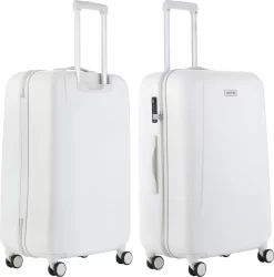 CarryOn Skyhopper Reiskoffer - 78cm TSA Trolley Met OKOBAN - Dubbele Wielen - Wit -Reisopslagwinkel 1187x1200 2
