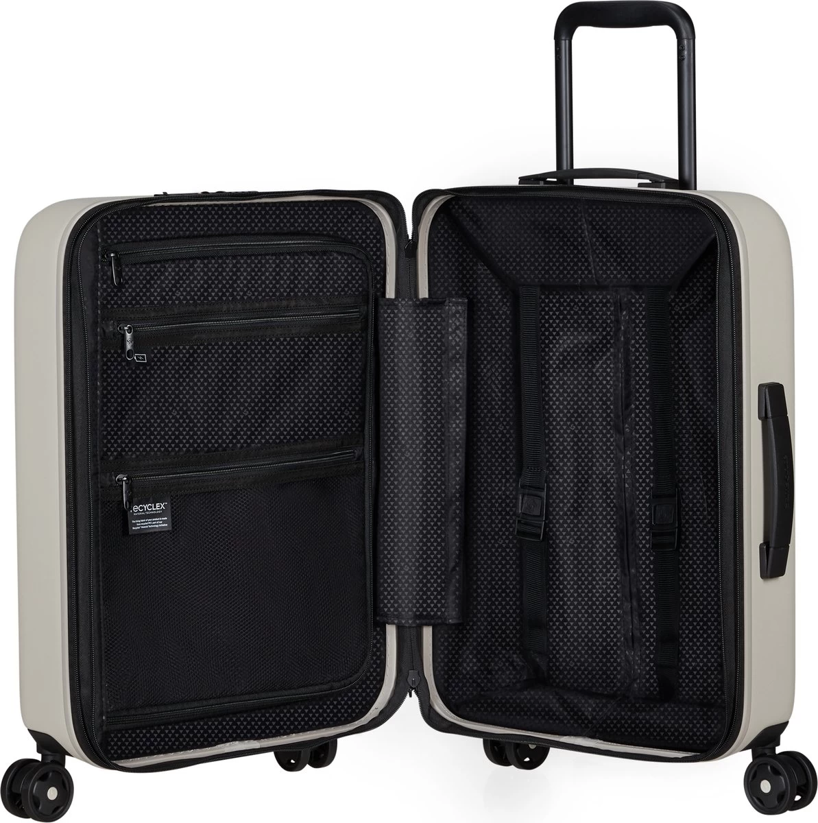 Samsonite Reiskoffer - Stackd Spinner Uitbreidbaar (4 Wielen) 55 Cm Handbagage - Sand - 2.8 Kg 3 Samsonite Reiskoffer - Stackd Spinner Uitbreidbaar (4 Wielen) 55 Cm Handbagage - Sand - 2.8 Kg - Afbeelding 3