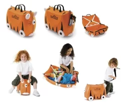 Trunki Ride-On Handbagage Koffer 46 Cm - Tijger Tipu -Reisopslagwinkel 1200x1017