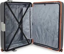 Decent Koffer / Trolley / Reiskoffer - 77 X 54.5 X 31.5 Cm - 116 Liter - Polypropyleen - Maat XL - On-Tour - Grijs -Reisopslagwinkel 1200x1026 5