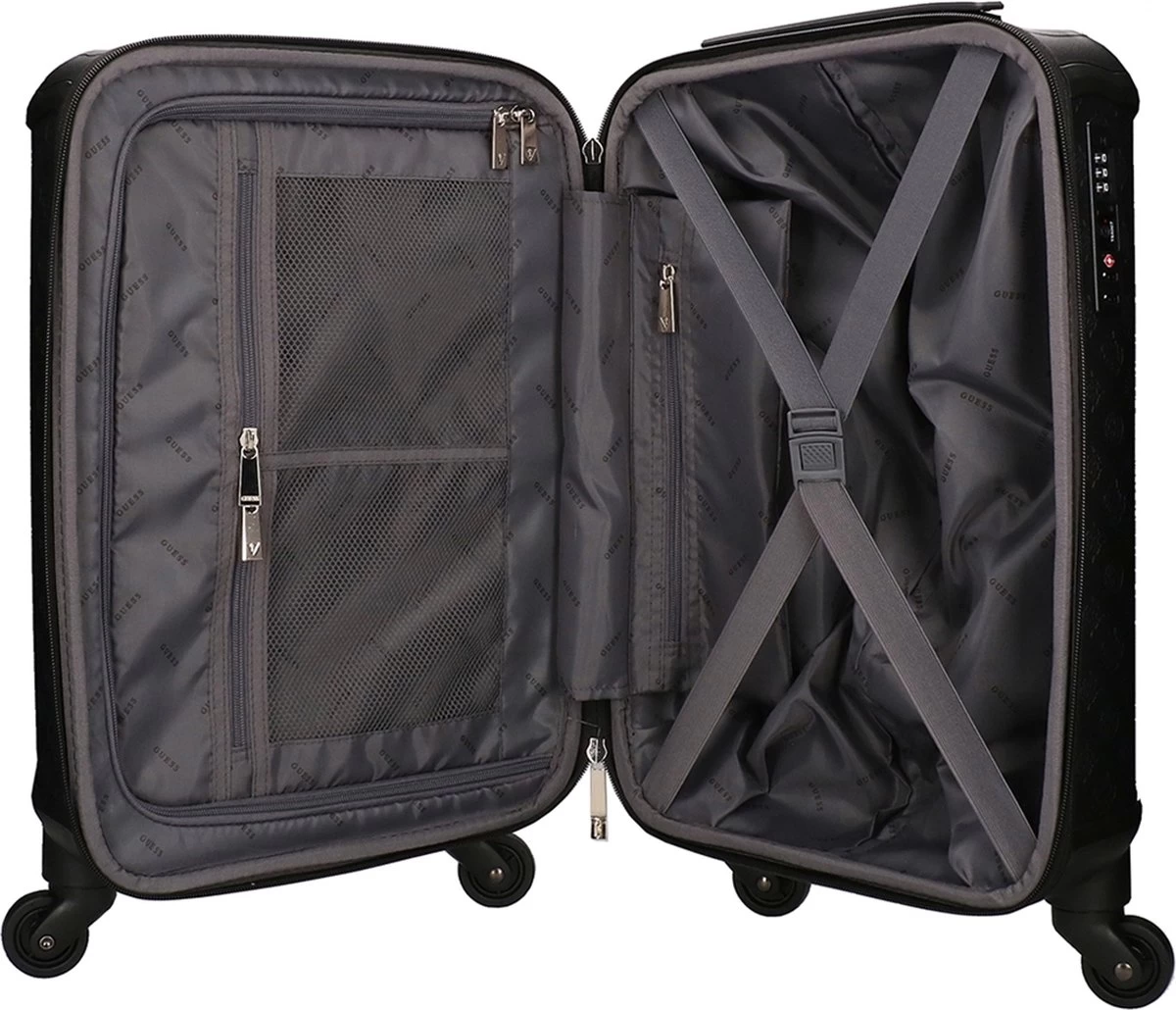 Guess Wilder 18 In 4 Dames Reiskoffer - Zwart 10 Guess Wilder 18 In 4 Dames Reiskoffer - Zwart - Afbeelding 10