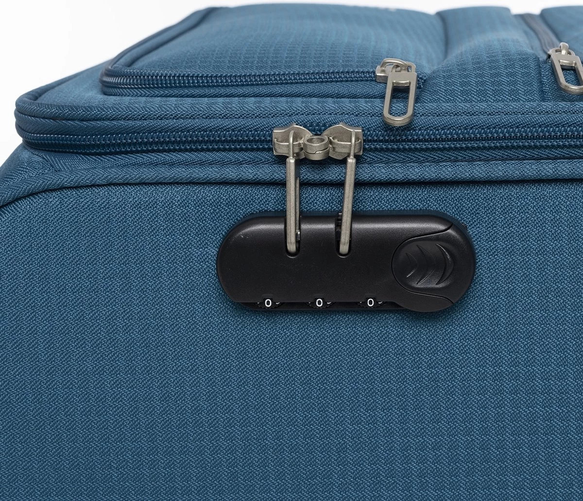 Travelbags Handbagage Zachte Koffer / Trolley / Reiskoffer - The Base - 55 Cm - Groen 5 Travelbags Handbagage Zachte Koffer / Trolley / Reiskoffer - The Base - 55 Cm - Groen - Afbeelding 5