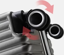 Design Handbagage Reiskoffer 20'', 50.8 Cm Cabinbag, Spinner , Aluminium Magnesium Alloy Frame Koffer, (LIGHT GRIJS) -Reisopslagwinkel 1200x1039 1