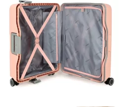 Decent Handbagage Koffer / Trolley / Reiskoffer - 55 Cm - 38 Liter - Polypropyleen - On-Tour - Roze 23 Decent Handbagage Koffer / Trolley / Reiskoffer - 55 Cm - 38 Liter - Polypropyleen - On-Tour - Roze -Reisopslagwinkel 1200x1052