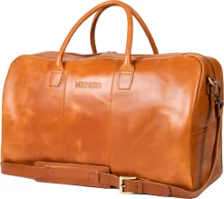 NEGOTIA Delta - Leren Weekendtas - Leren Reistas - Duffel Bag - 100% Luxe Top-Grain Leer - Bruin 17 NEGOTIA Delta - Leren Weekendtas - Leren Reistas - Duffel Bag - 100% Luxe Top-Grain Leer - Bruin -Reisopslagwinkel 1200x1062