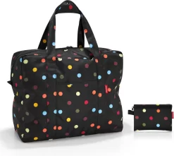 Reisenthel Mini Maxi Touringbag Reistas - Opvouwbaar - 40L - Dots Zwart