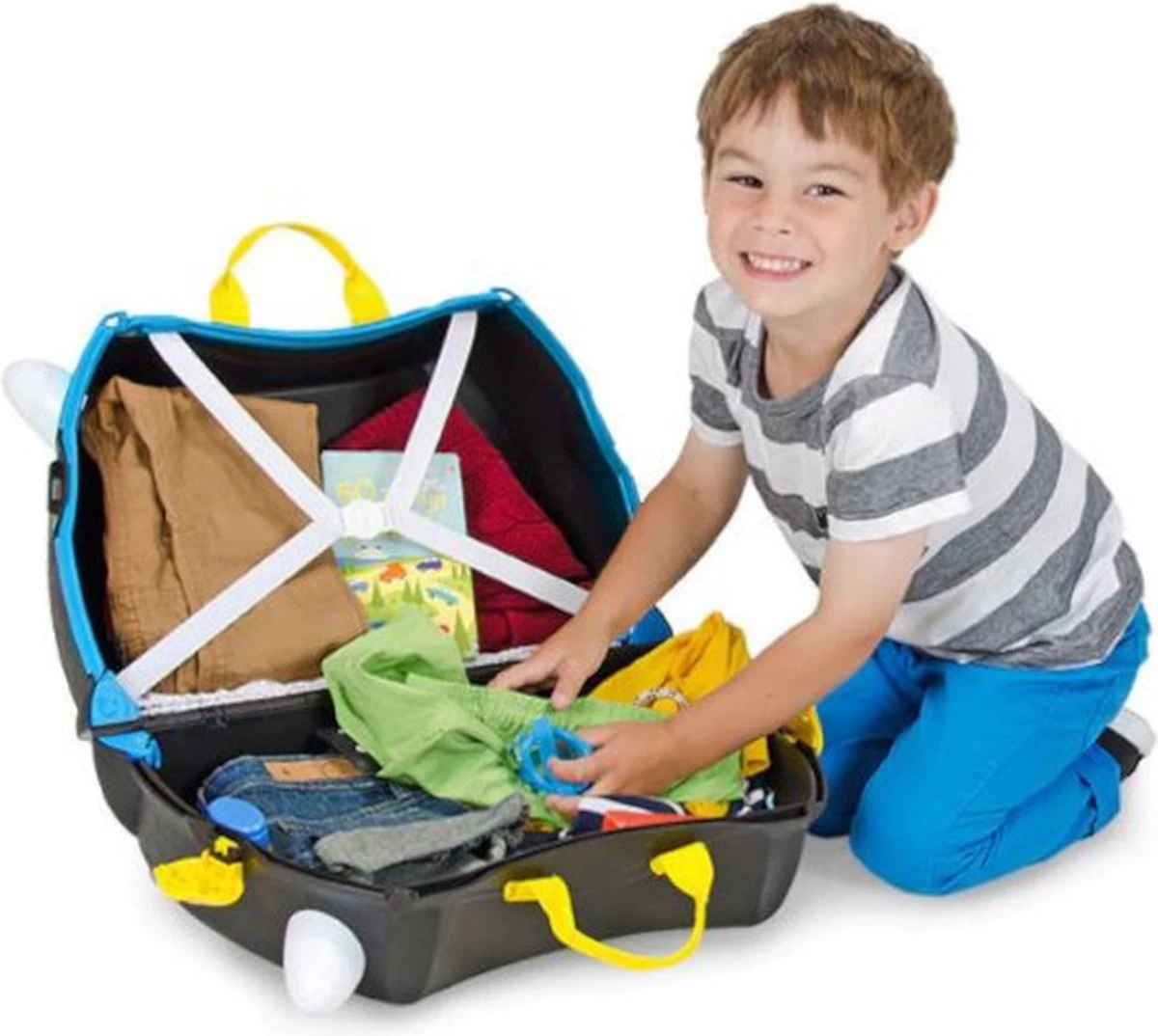 Trunki Ride-On Handbagage Koffer 46 Cm - Piraat Pedro 11 Trunki Ride-On Handbagage Koffer 46 Cm - Piraat Pedro - Afbeelding 11