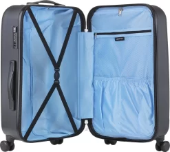 CarryOn Skyhopper Handbagage En Beautycase - 55cm TSA Trolley En Make-up Koffer - Zwart -Reisopslagwinkel 1200x1075 1