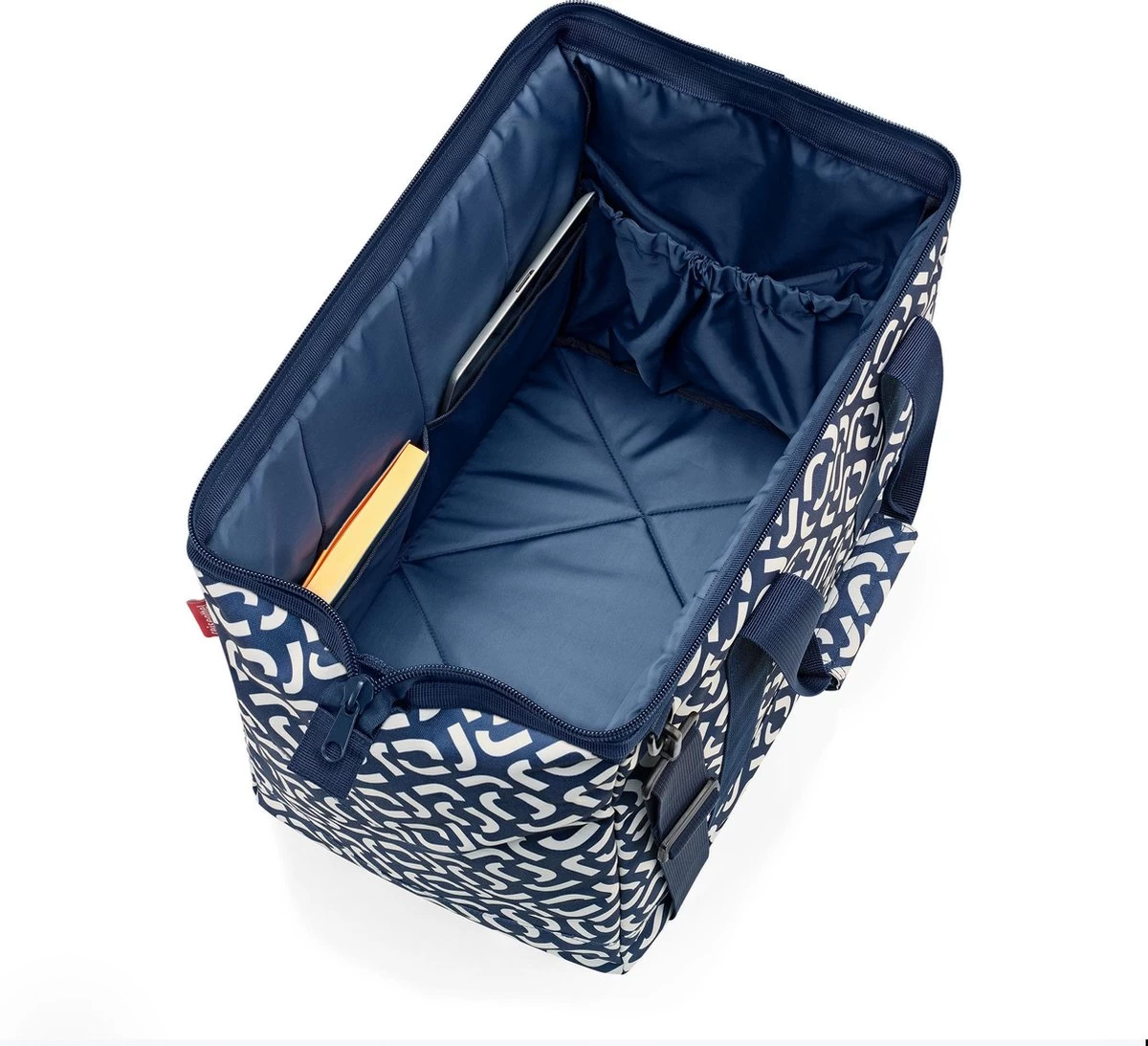 Reisenthel Allrounder L Reistas Sporttas - 30L - Signature Navy Blauw 3 Reisenthel Allrounder L Reistas Sporttas - 30L - Signature Navy Blauw - Afbeelding 3