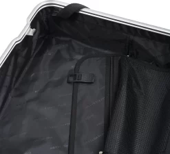 Aluminium Handbagage Koffer Mozzel Darrow - Reiskoffer Met Wielen - 51cm - Harde Koffer - Zilver -Reisopslagwinkel 1200x1094 6