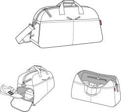 Reisenthel Overnighter Plus Reistas - 50L - Zwart -Reisopslagwinkel 1200x1109 6