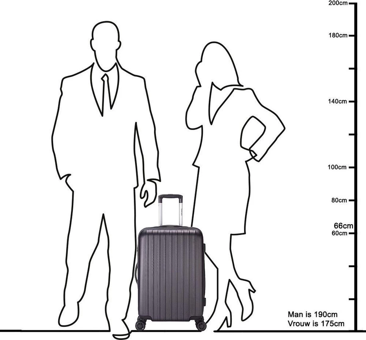 Decent Tranporto-One Medium Koffer - 66 Cm - TSA Slot - Anthracite 17 Decent Tranporto-One Medium Koffer - 66 Cm - TSA Slot - Anthracite - Afbeelding 17