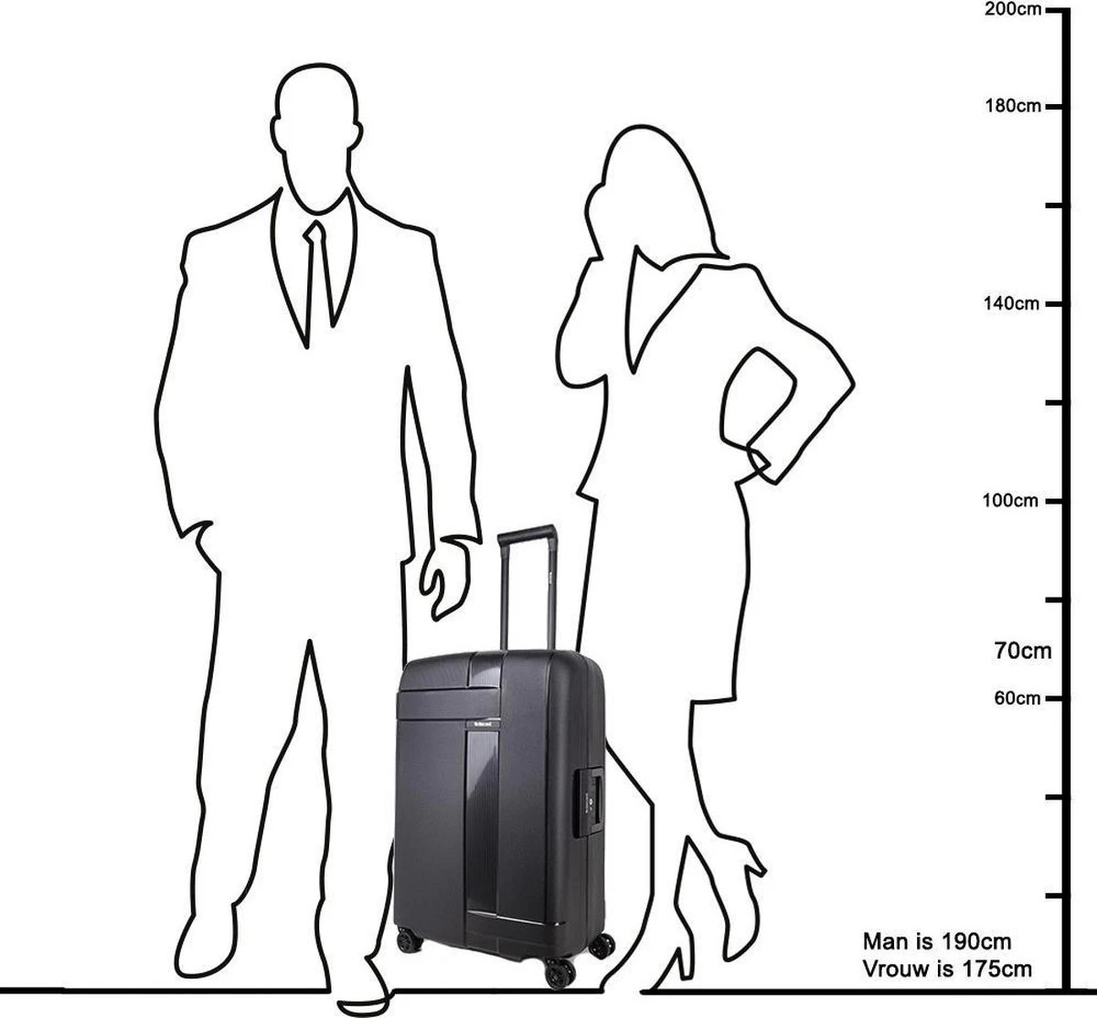 Decent Transit Medium Koffer - 70 Cm - Petrol Groen 19 Decent Transit Medium Koffer - 70 Cm - Petrol Groen - Afbeelding 19