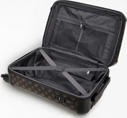 Guess Handbagage Koffer / Trolley / Reiskoffer - 50 Cm - 25 Liter - Wilder - Bruin 29 Guess Handbagage Koffer / Trolley / Reiskoffer - 50 Cm - 25 Liter - Wilder - Bruin -Reisopslagwinkel 1200x1122