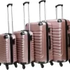 Castillo Quadrant 4 Delige ABS Kofferset - Rosé Gold