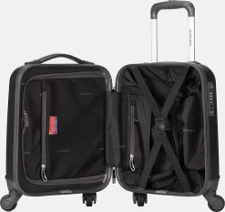 Decent Handbagage Koffer / Trolley / Reiskoffer - 42 Cm - 24 Liter - ABS - Maxi Air - Grijs -Reisopslagwinkel 1200x1129