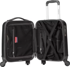Decent Handbagage Koffer / Trolley / Reiskoffer - 42 Cm - 24 Liter - ABS - Maxi Air - Grijs -Reisopslagwinkel 1200x1140 1