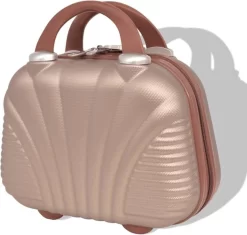 VidaXL Harde Rolkoffer Set Champagnekleurig 4-dlg -Reisopslagwinkel 1200x1142