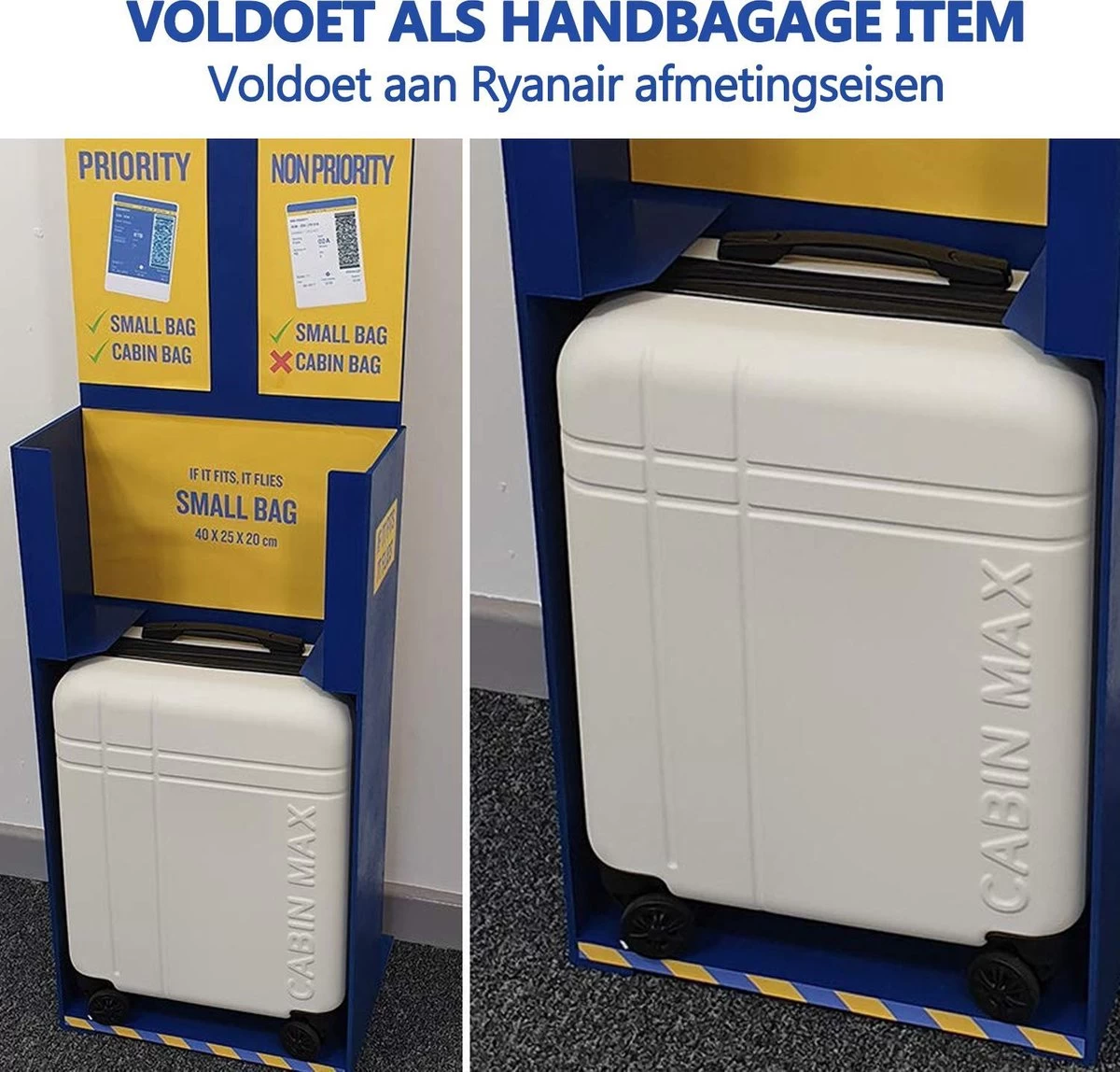 CabinMax Velocity Handbagage Koffer - Uitbreidbaar Trolley 44L - Harde Reiskoffer - 55x40x20/25 Cm - Lichtgewicht - Groot Capaciteit - Geel 6 CabinMax Velocity Handbagage Koffer - Uitbreidbaar Trolley 44L - Harde Reiskoffer - 55x40x20/25 Cm - Lichtgewicht - Groot Capaciteit - Geel - Afbeelding 6