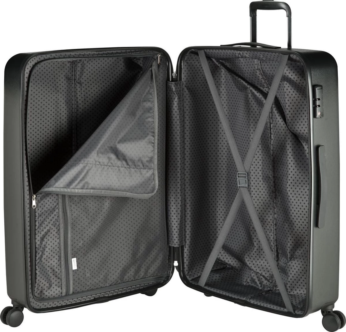 Princess Traveller Harlem - Reiskoffer - Zwart - L - 76cm 4 Princess Traveller Harlem - Reiskoffer - Zwart - L - 76cm - Afbeelding 4